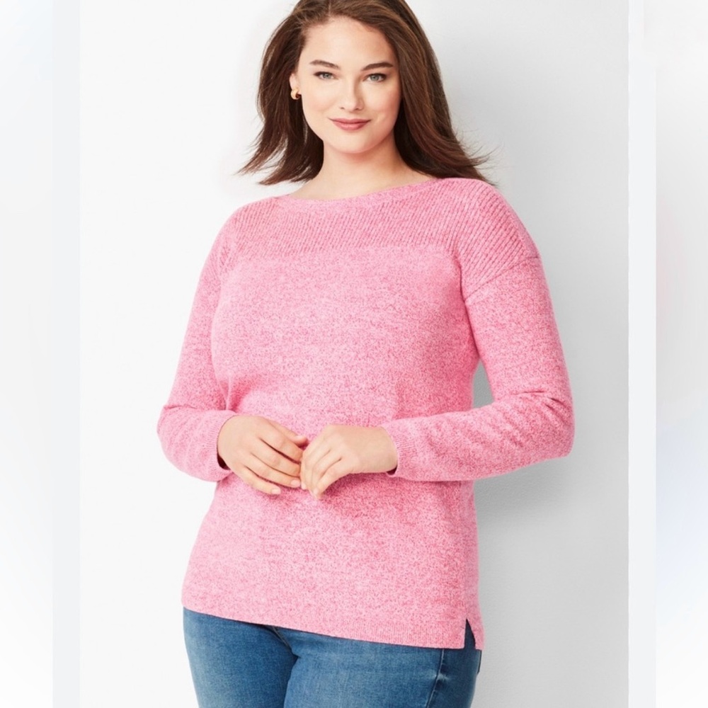 Talbots Women's Pink Sweater 1X